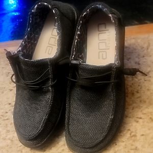 Brand new black size 8 hey dude shoes